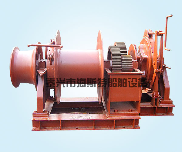 半封閉式錨絞組合機